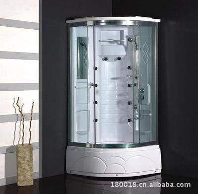 杭州和豐潔具廠 YH2001-9白色扇形整體淋浴房，簡(jiǎn)約美學(xué)與實(shí)用性的完美融合